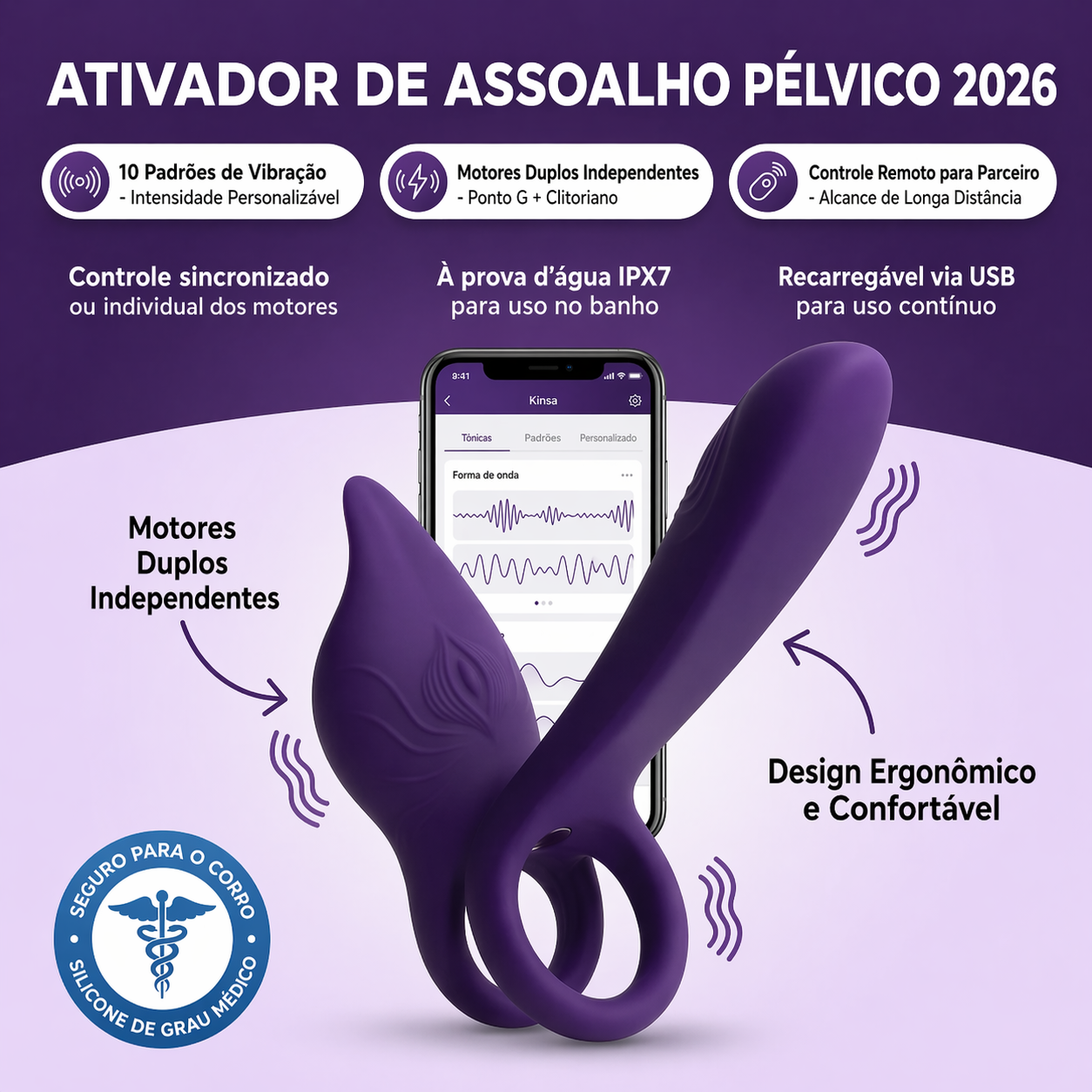 Alova Care+ Treinador do Assoalho Pélvico